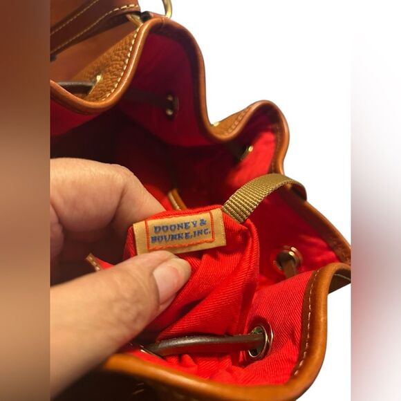 Dooney & Bourke Brown Leather Bucket Bag - Picture 13 of 16